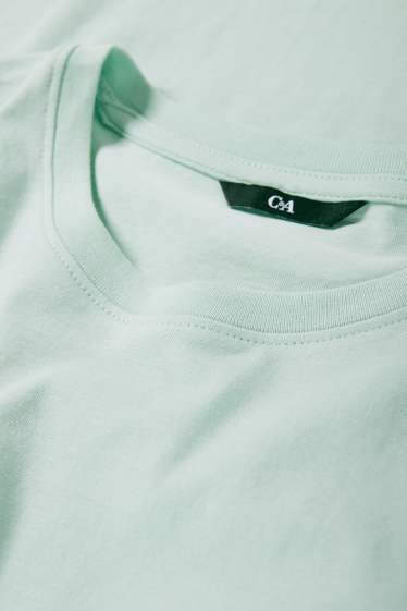 Hommes - T-shirt - regular fit - vert menthe