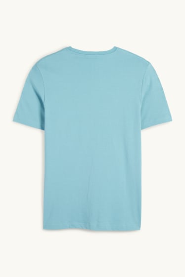 Hommes - T-shirt - regular fit - turquoise