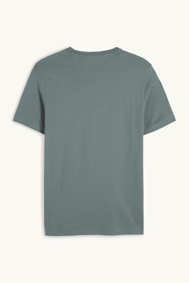 Uomo - T-shirt - regular fit - verde scuro