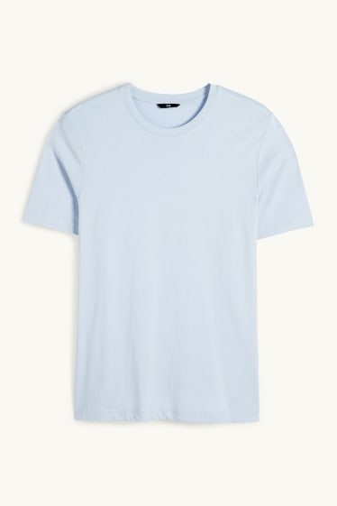 Hommes - T-shirt - regular fit - bleu clair