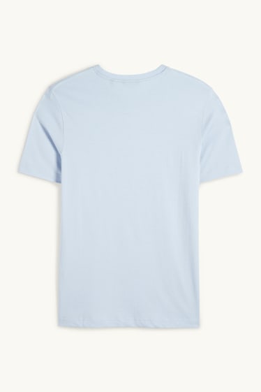Hommes - T-shirt - regular fit - bleu clair