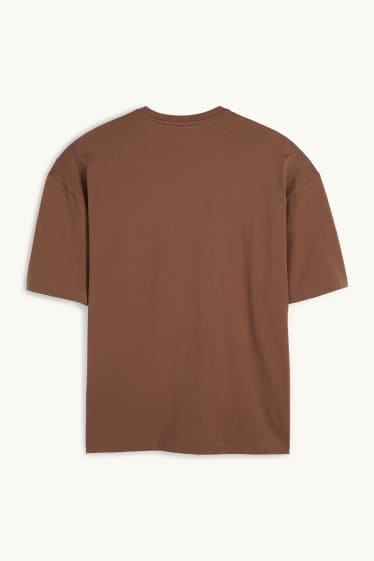Hommes - Haut de sport - regular fit - marron