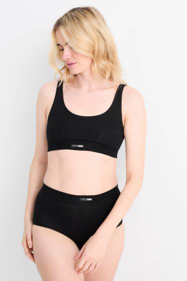 Damen - Bustier - LYCRA® - schwarz