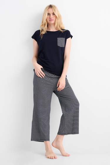 Femmes - Pyjama - bleu foncé