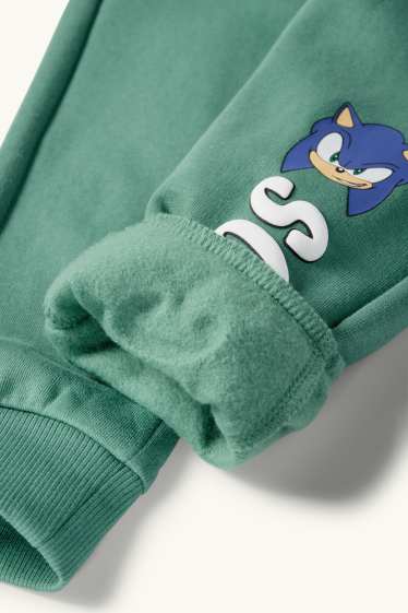 Nen - Sonic - conjunt - dessuadora i pantalons de xandall - 2 peces - verd