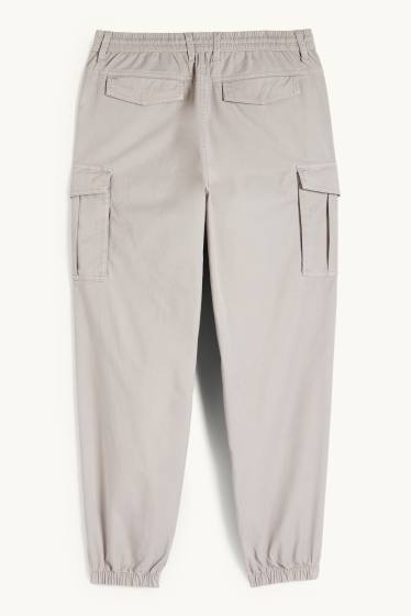 Hommes - Pantalon cargo - gris