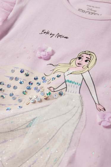 Kinder Mädchen - Die Eiskönigin - Kurzarmshirt - hellviolett