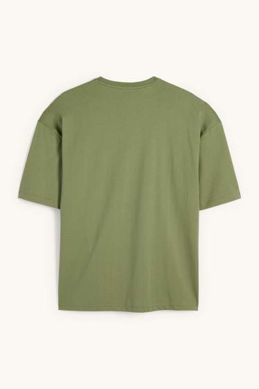 Hommes - Haut de sport - regular fit - vert