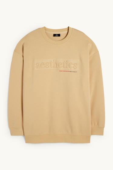 Hommes - Sweat - beige