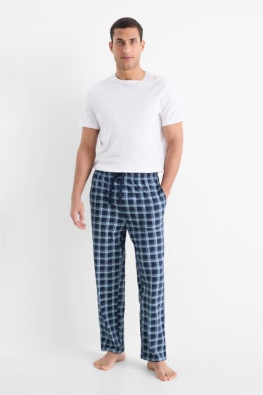 Men - Multipack of 2 - pyjama bottoms - dark blue