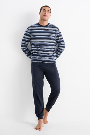 Home - Pijama - blau fosc