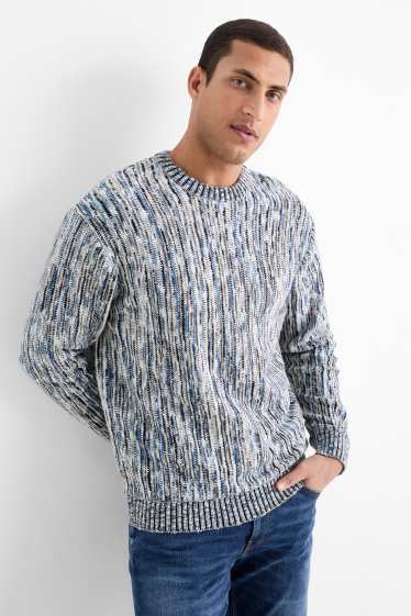 Hommes - Pull - bleu