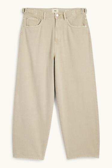 Hombre - Pantalón - baggy fit - topo