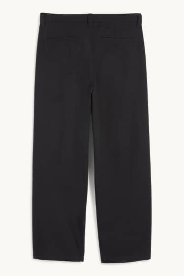 Heren - Chino - relaxed fit - zwart