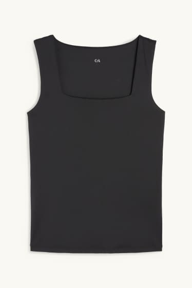 Damen - Basic-Top - schwarz