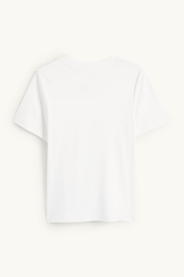 Femmes - T-shirt - slim fit - blanc