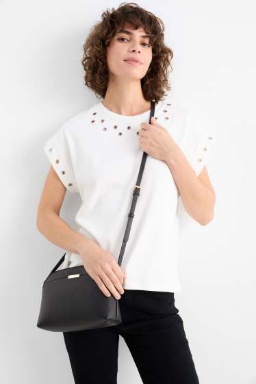 Femmes - Sac d'épaule - synthétique - noir