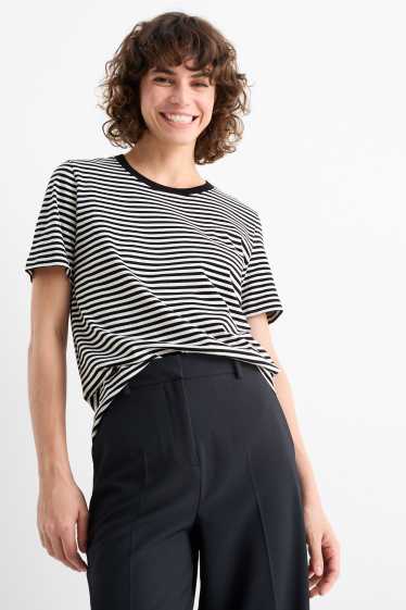 Damen - Multipack 2er - T-Shirt - schwarz / weiß