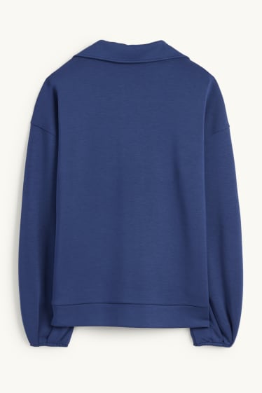 Kobiety - Bluza typu basic - ciemnoniebieski