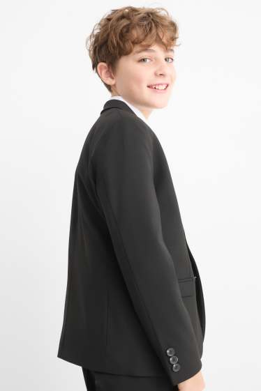 Enfants garçons - Veste de costume - Stretch - LYCRA® - noir