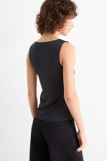 Damen - Basic-Top - schwarz