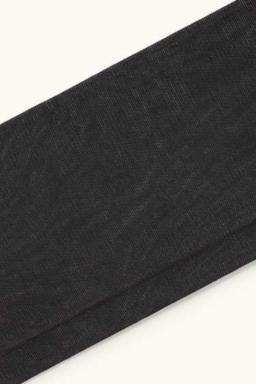 Dames - Set van 2 - panty - LYCRA® - 20 DEN - zwart