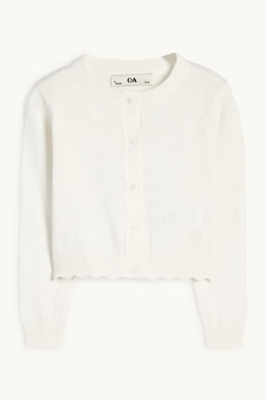 Children Girls - Cardigan - cremewhite