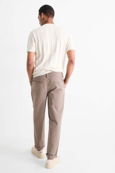 Hommes - Chino - regular fit - gris foncé