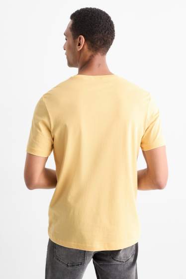 Hommes - T-shirt - regular fit - jaune