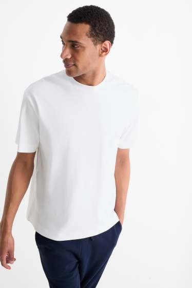 Uomo - Confezione da 2 - t-shirt - relaxed fit - bianco