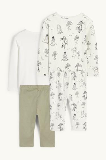 Bébés garçons - Lot de 2 - Winnie l’ourson - pyjamas bébé - 4 pièces - vert menthe