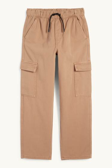 Kinder Jungen - Cargohose - braun