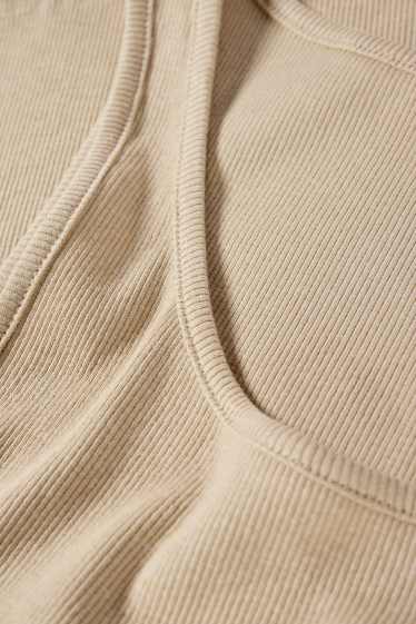 Dames - Korte top - beige