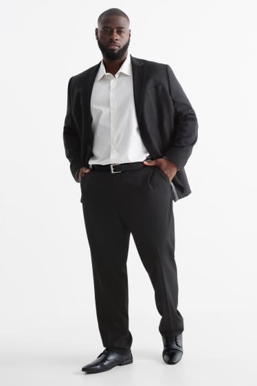 Herren - Baukasten-Hose - Regular Fit - Flex - LYCRA® - schwarz