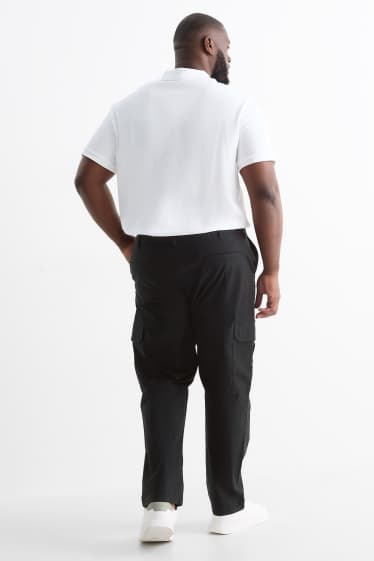 Hommes - Pantalon cargo - noir