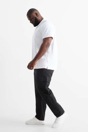 Hommes - Pantalon cargo - noir