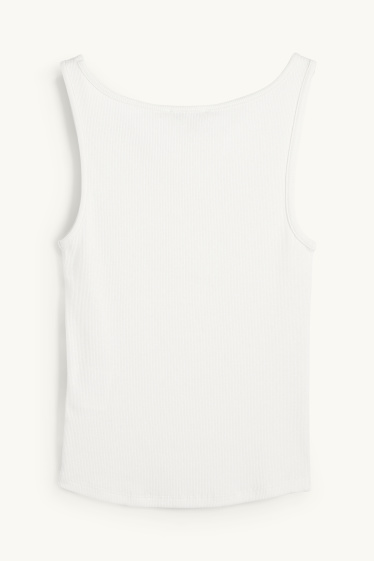 Women - Cropped top - white