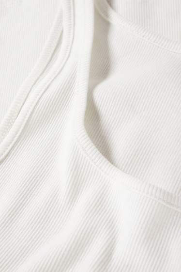 Women - Cropped top - white