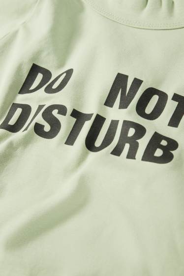 Women - Cropped T-shirt - light green