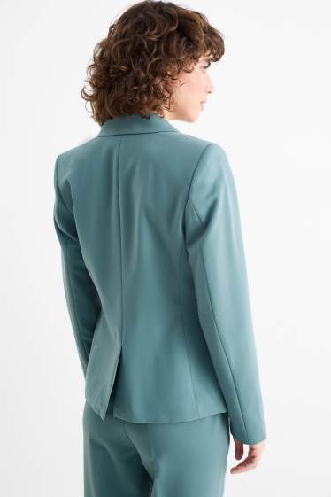 Women - Business blazer - fitted - green