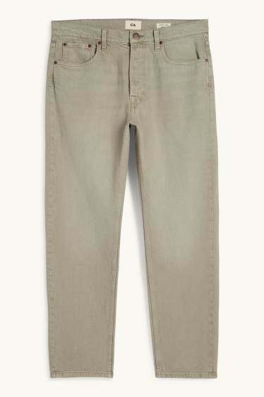 Pánské - Regular jeans - zelená