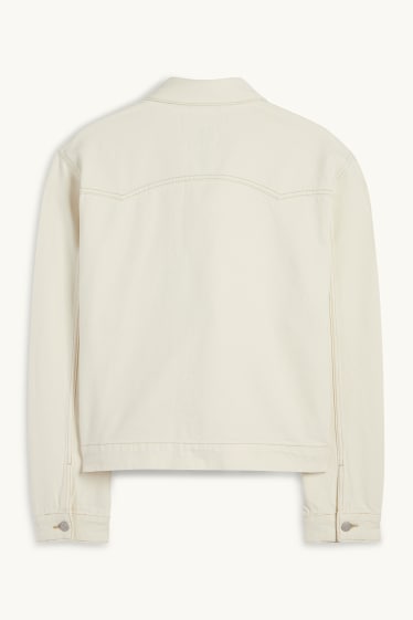 Hommes - Veste en jean - beige clair