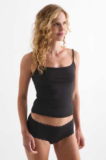 Femmes - Lot de 4 - shortys - noir