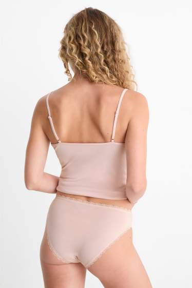 Femmes - Lot de 4 - culottes - rose