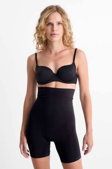 Dames - Vormgevende broek - naadloos - zwart