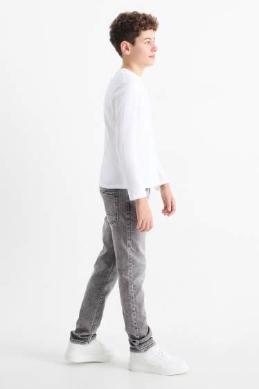 Enfants garçons - Slim jean - jog denim - jean gris