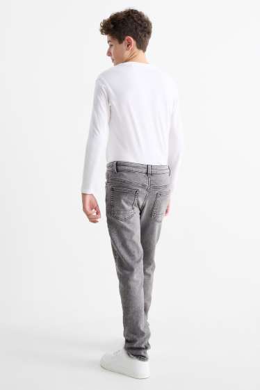 Enfants garçons - Slim jean - jog denim - jean gris