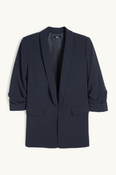 Dámské - Business blejzr - relaxed fit - tmavomodrá