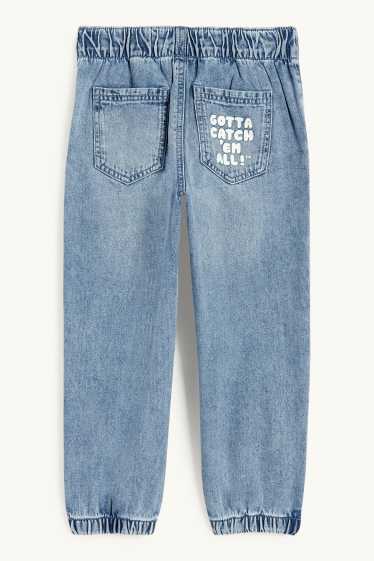 Children Boys - Pokémon - Pikachu - straight jeans - denim-light blue