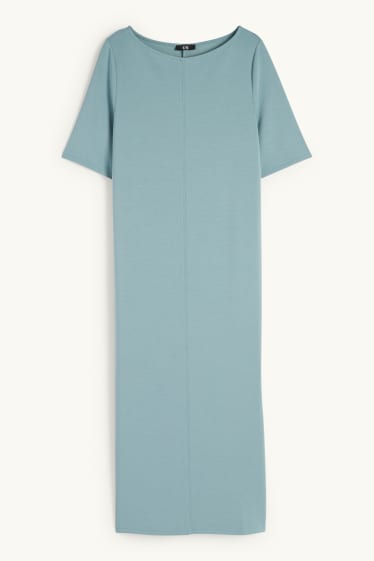 Dona - Vestit estil samarreta - turquesa